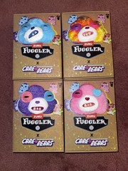 NEW Fuggler Care Bears Complete Set of 4 Cheer Share Grumpy Togeth-Never Opened