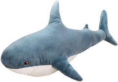 OUKEYI 30 Inch Giant Shark Stuffed Animal Pillow, Soft Shark Toys Big Shark Plus