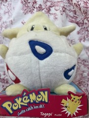 Pokemon Togepi 10″ Inch Plush Nintendo Game Freak NEW NIB 1999 Vintage