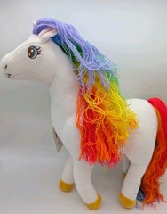 Rainbow Brite Horse Starlite Plush 11″ Hallmark Poseable Legs Embroidered Tag