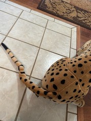 Melissa Doug Cheetah Stuffed Animal Large Tan with Black Spots Plush Toy
