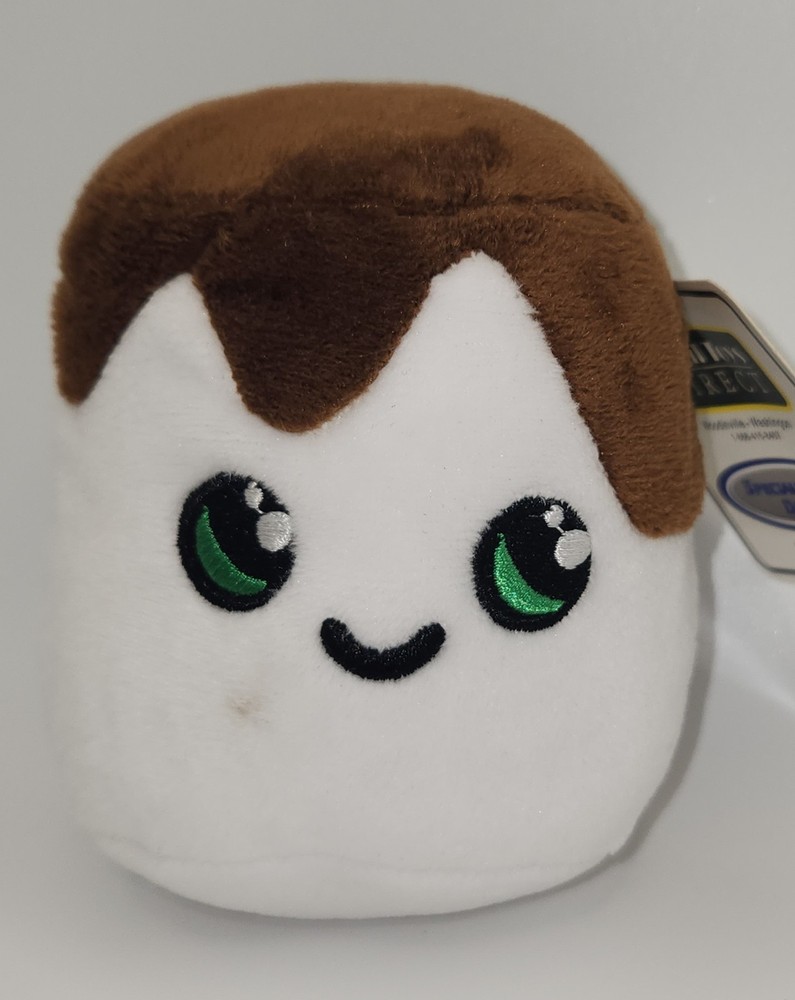 Ideal Toys Soft Plush Smiling Chocolate Marshmallow Plushie