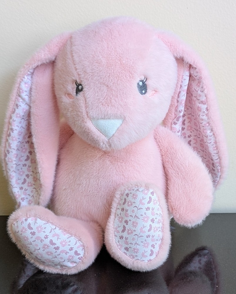 Carried Away 13” Pink Bunny Rabbit Plush Soft Baby Safe/Fabric Lined Ears