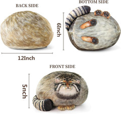 Adorable 30Cm Pallas Cat Plush – Soft Stuffed Animal & Cute Throw Pillow Gift