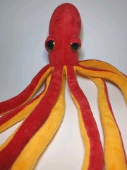 Splash Octopus Nature Planet Red Plush Soft Toy 20 Inches Long Nautical Octopus