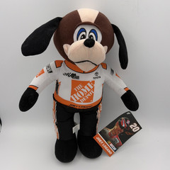 Nascar Joey Logano #20 Firesuit Dog 14“ Plush Home Depot Outfit Stuffed NWT