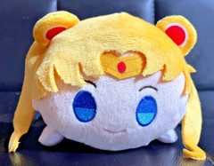 Complete set of 5 Sailor Moon Laying Down 6.5” Small Plush Round1 Exclusive NWT