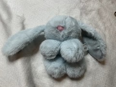 GIGGLESCAPE Plush Bunny EASTER Baby BUNNY PLUSH, BLUE
