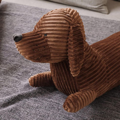 Giant 19.6” Dachshund Plush Pillow – Cute Long Body Stuffed Animal for Kids