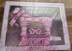 NIB Victoria’s Secret PINK X Loveshackfancy Fair Isle Medium Dog Plush Stuffed