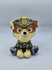 Paw Patrol”The Mighty Rubble” 7″ Plush Dog -TV Movie-Cartoon-spin Master,Viacom