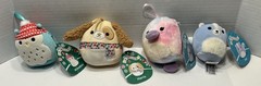 Squishmallows Ornaments & Clip Lot All W/Tags Winston Harris Brindall Sol
