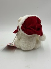 American Greetings White Bear Stuffed Animal Plush Magnet Hands Holds Gift Card