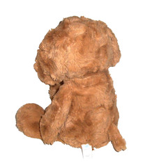 15″ Cloud Island Tan Brown Puppy Dog Plush Grey Sewn Eyes Stuffed Animal Target