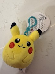 Pokemon MINI PIKACHU 4″ Plush STUFFED ANIMAL KEYCHAIN NEW Squishmallows 2025