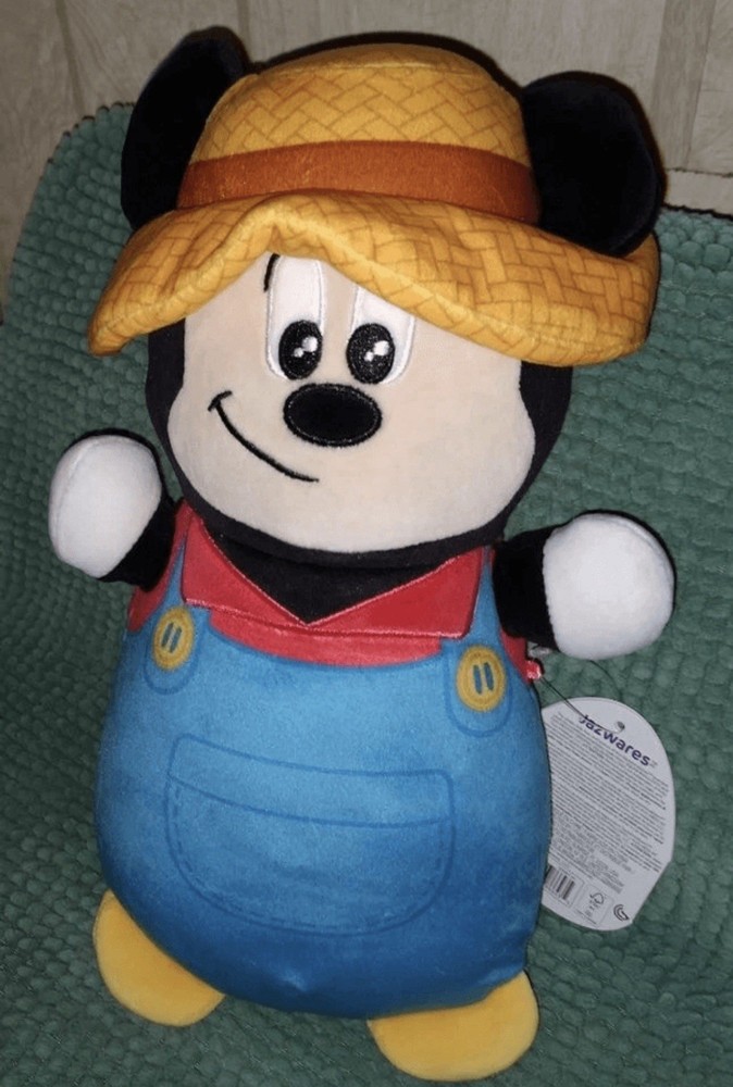 Squishmallows Hugmees Farmer Mickey Mouse 10″