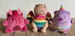 3 Moriah Elizabeth Plush Velvet, Rosie & Bumblebear