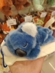 Sleeping Blue Koala Plush Toy 8″ Soft Stuffed Animal Doll with Bed Cute Gift