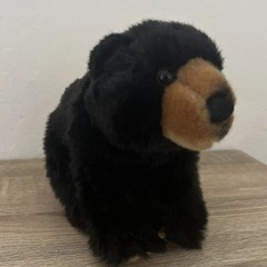Nature Planet Wildlife Artists Inc Black Bear Cub Stuffed Animal Plush 9” Rare!
