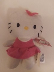 Hello Kitty Sanrio By Fiesta In Pink Dress 6″ Tall Mint WIth All Tags