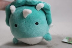 Takashoji Triceratops Dinosaur Blue Green Triangle – Plush with Tags