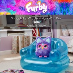 Lightweight Furby Plush Cuddle Pillow – Perfect Gift for Kids and Collectors