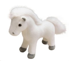 White Pony Horse 8″ Stuffed Animal Plush Toys Toddler Doll Kids Gifts