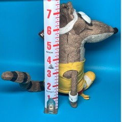 Rare Cartoon Network Zoofy Regular Show Basketball 7 Inch Plush: Rigby w/ Tags