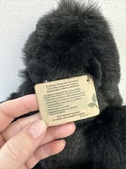 Baby Black Gorilla Plush Miyoni by Aurora World 8” new with tags