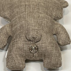 Chase Fuggler Teddy Bear Nightmare Burlap Gold Button Plush Rare Spin Master OG