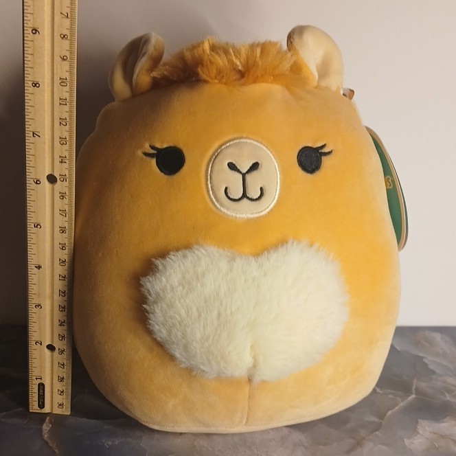 Squishmallows Rahima Camel Plush Doll Small Tan/White/Multicolor 2021 Washable