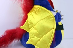 Rare Vintage Harwing Blue Pirate Dragon Large 18″ Plush Stuffed Animal Toy
