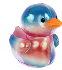 WAY TO CELEBRATE! Summer 7″ Quackerz Patriotic Duck Plush Toy Red, White & Blue