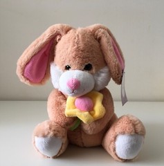 Sweet Sprouts Bunny 8″ Plush Animal Adventures Easter Rabbit Flower NWT
