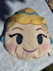 Original Disney Princess Cinderella Emoji Plush Pillow 12”