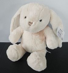Walmart Way to Celebrate M Soft Bunny Cream Plush 15” Stuffed Animal Bow2025 New