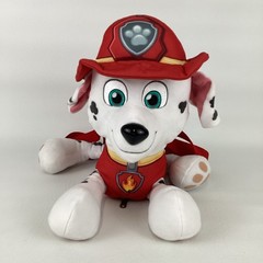 Paw Patrol Marshall Backpack Plush Stuffed Animal Zipper Pouch Fireman Pup