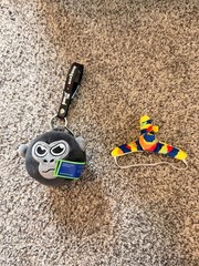 Makeship Gorilla Tag Plush Keychain w/ Party Hat Accessory
