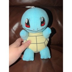 Pokemon Squirtle Plush Stuffed Animal Blue Turtle Toy Factory Licensed 7 Inch
