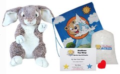 Make Your Own Stuffed Animal 16″ Forest the Bunny – No Sew – Kit With Cute Backp
