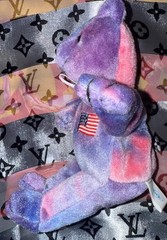 Freedom The Bear 1999 Alps Plush USA Flag Tie-Dye Patriotic Collectible 🧸