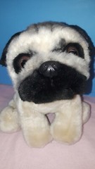 Adorable Chinese Pug Puppy Dog Plush 10″ Lifelike Realistic Stuffed Animal Toy
