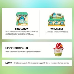 Giggle Monster Sprout Story Series Plush Blind Box Random Design Action Figur…
