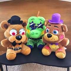 Funko Five Nights Freddys FNAF Stuffed Plush Rockstar Nightmare Freddy & Gator