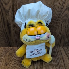 Vintage Garfield Plush Lot of 8 Dakin Playthings 1978, 1981 Stuffed Cat Sports