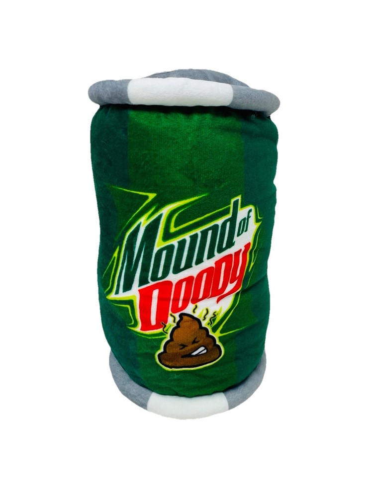 Junk Food Doody Plush – Mound Of Doody Poop Parody Mountain Dew Soda Can 8”