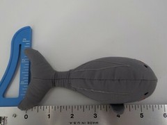 SMALL STUFFED ANIMAL GREY WHALE GIFT TOY ALL OCCASION NWOT