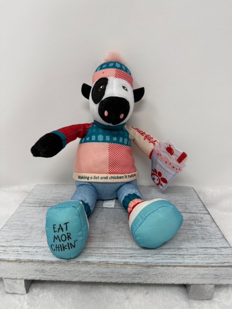 Chick-Fil-A Making A List COW 10″ Plush Stuffed Animal Toy