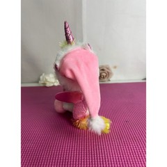 Magic of Christmas Unicorn Plush Gift Card Holder Pink White 337208 6 in