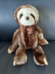 Mary Meyer Plush Sloth Toy 3 Toed Brown Stuffed Animal Lovey Soft Plushie 15 in